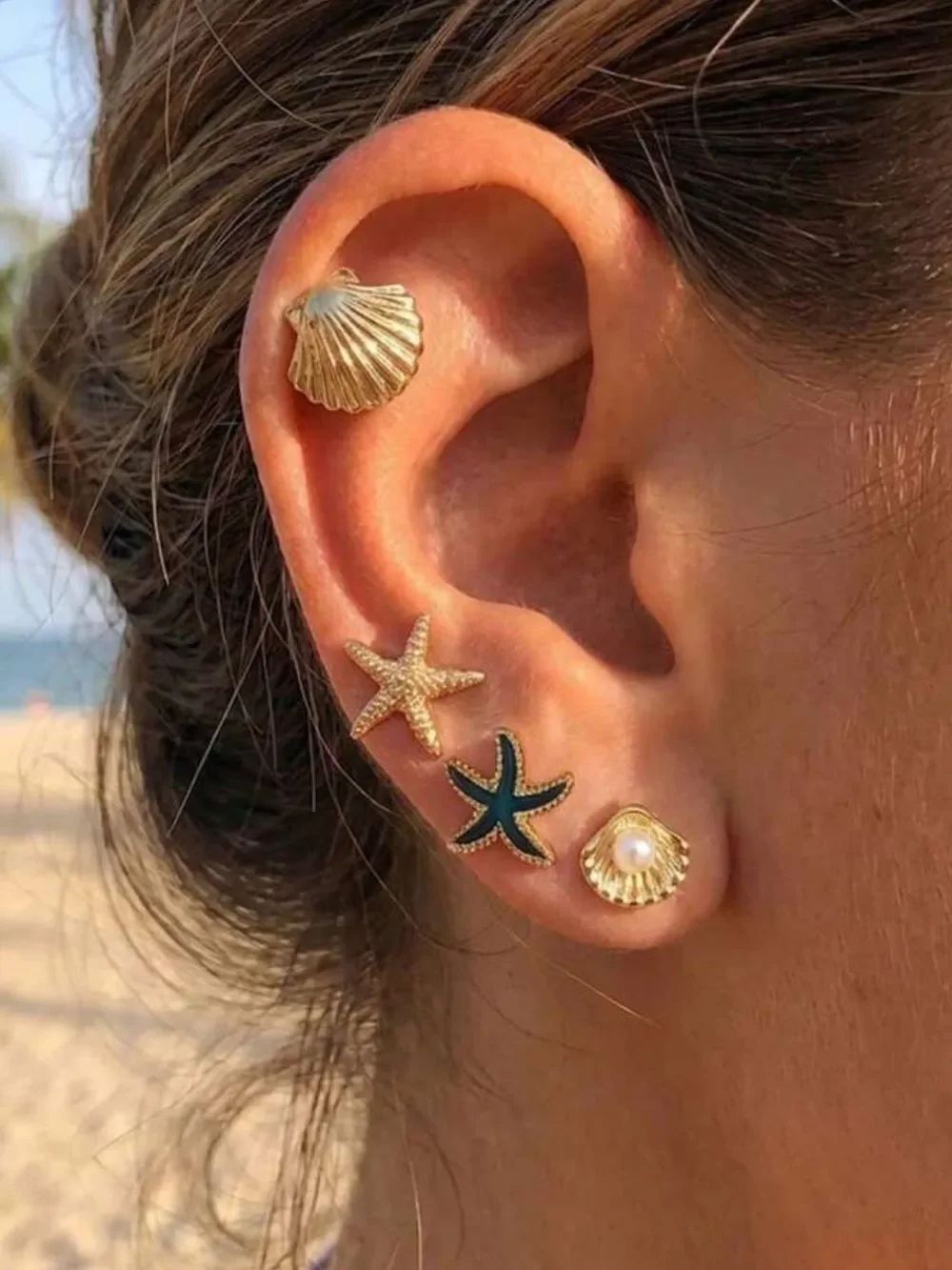 Starfish Stud Earrings N2243